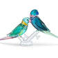 Swarovski Parakeet Couple