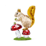 Swarovski Squirrel & Mushrooms