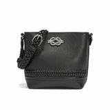 Brighton Freda Small Cross Body Bucket Bag in Black