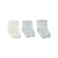Blue/Pearl Infant Socks 3 pk
