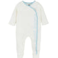 Mud Pie Blue Chainstitch Baby Sleeper: 6-9 Months
