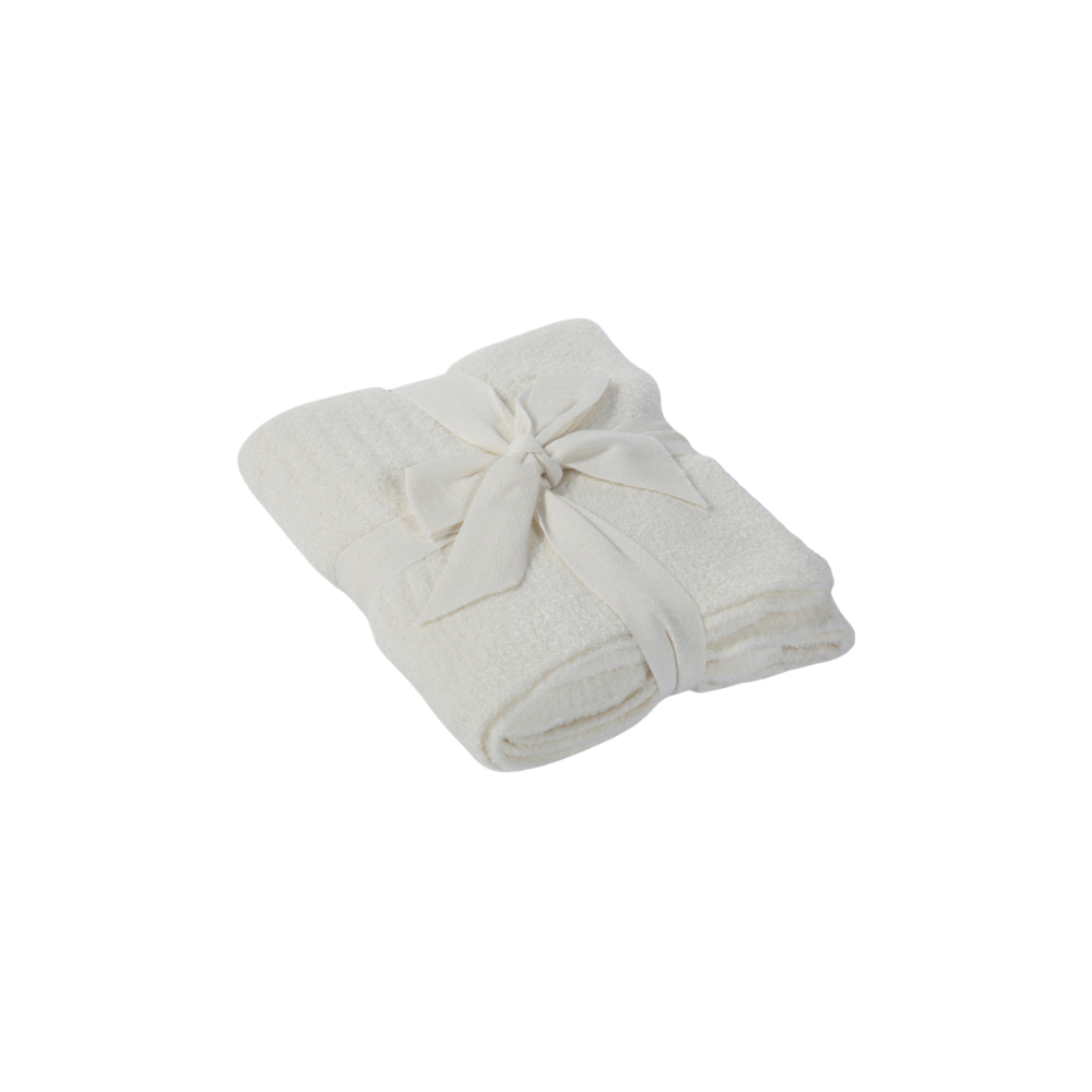 Cozychic Lite Ribbed Blanket in Pearl