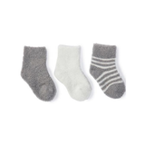 Pewter/Pearl Infant Socks 3pk
