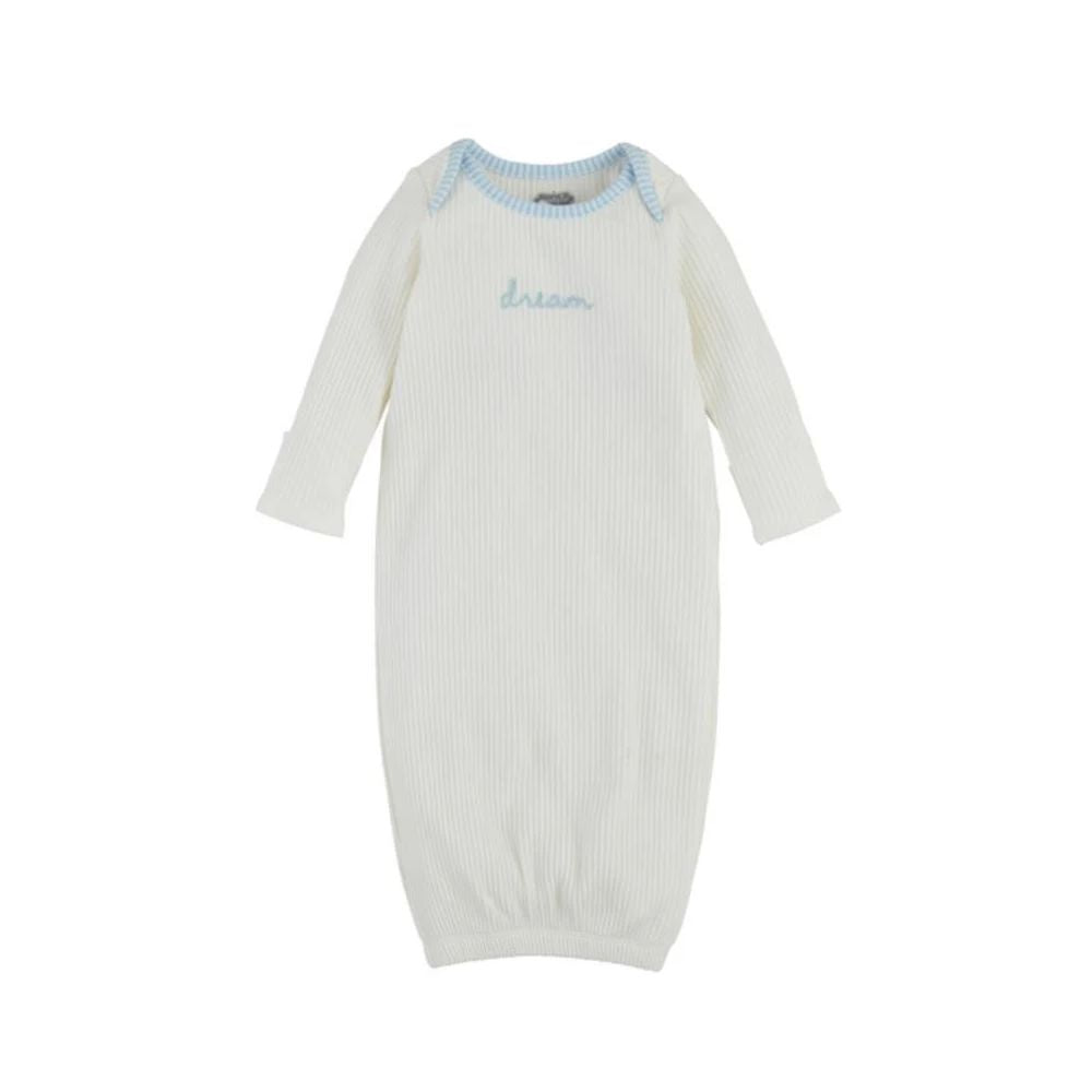 Baby Blue Chainstitch Gown