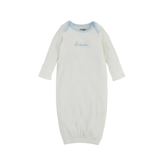 Baby Blue Chainstitch Gown