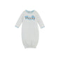 0/3 Train Applique Gown