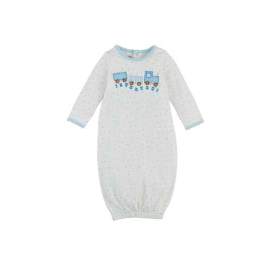 0/3 Train Applique Gown