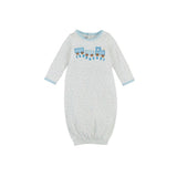 0/3 Train Applique Gown