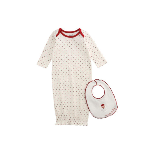 0/3 Santa Baby Sleeper Gown Set