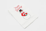 HAPPY HOLIDAY SNOWMAN TOWEL