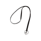 Zip ID Lanyard Black