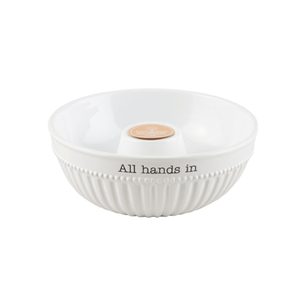 All Hands In Serving Bowl