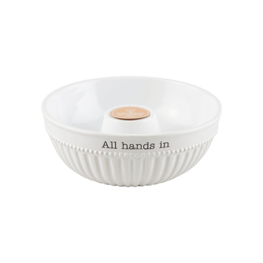All Hands In Serving Bowl