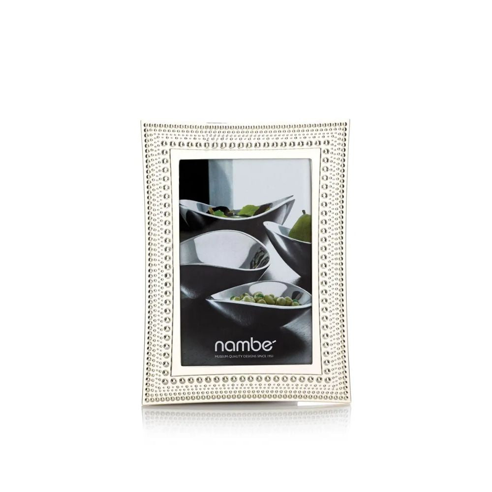 4x6 Beaded Frame - Nambe