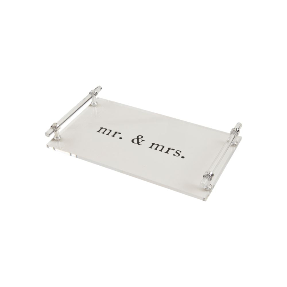 Mr & Mrs Acrylic Tray
