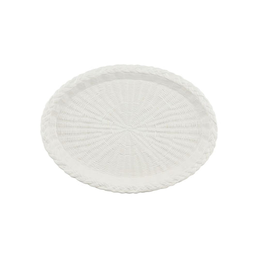 Woven Stoneware Platter