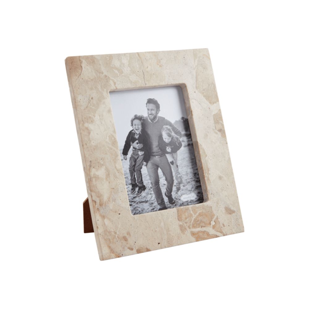 5 x 7 Large Tan Marble Frame