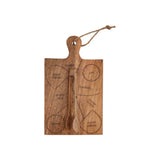Square Mini Charcuterie Board Set