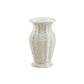 Wicker Woven Stoneware Bud Vase
