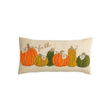 Long Corduroy Pumpkin Pillow