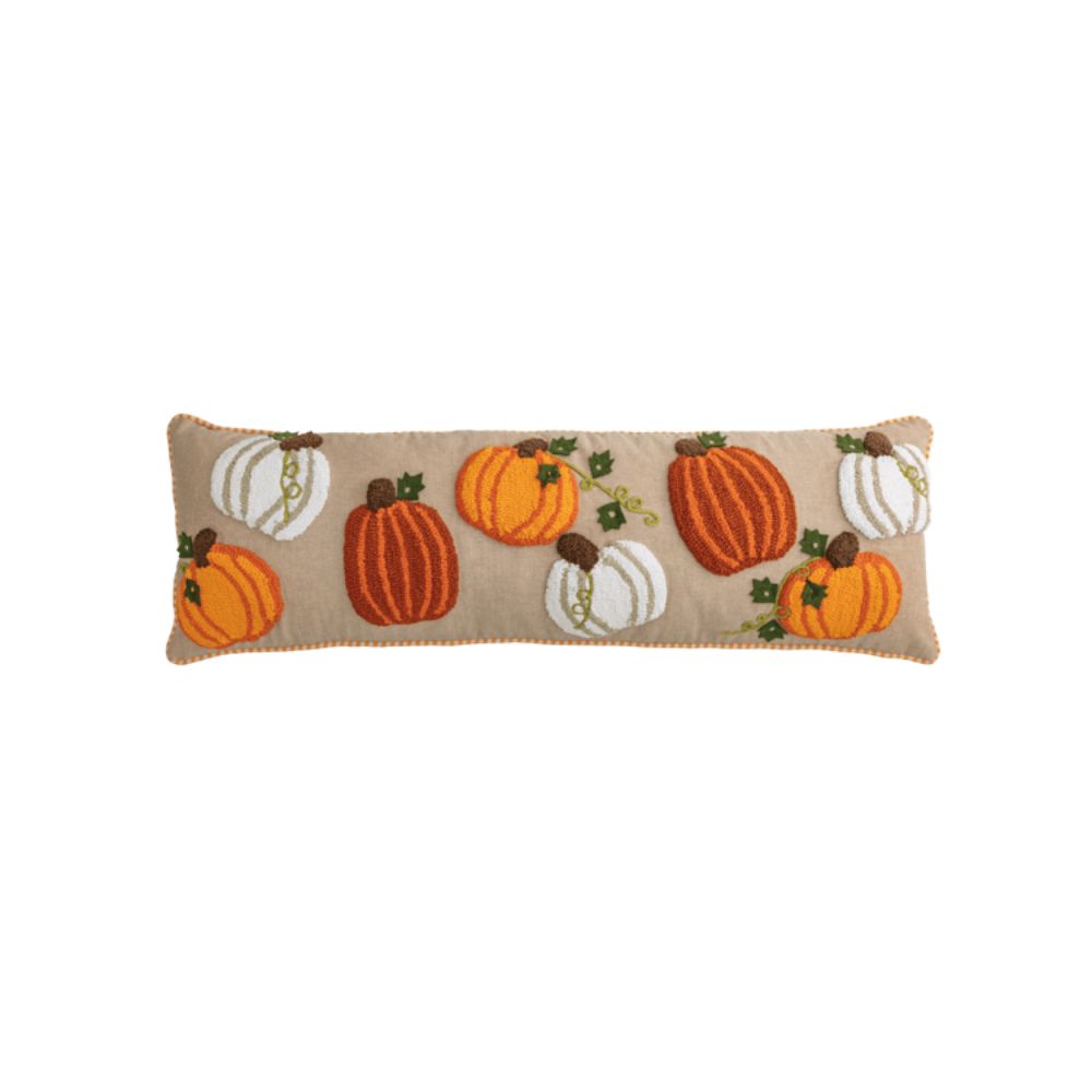Long Tuffed Pumpkin Pillow