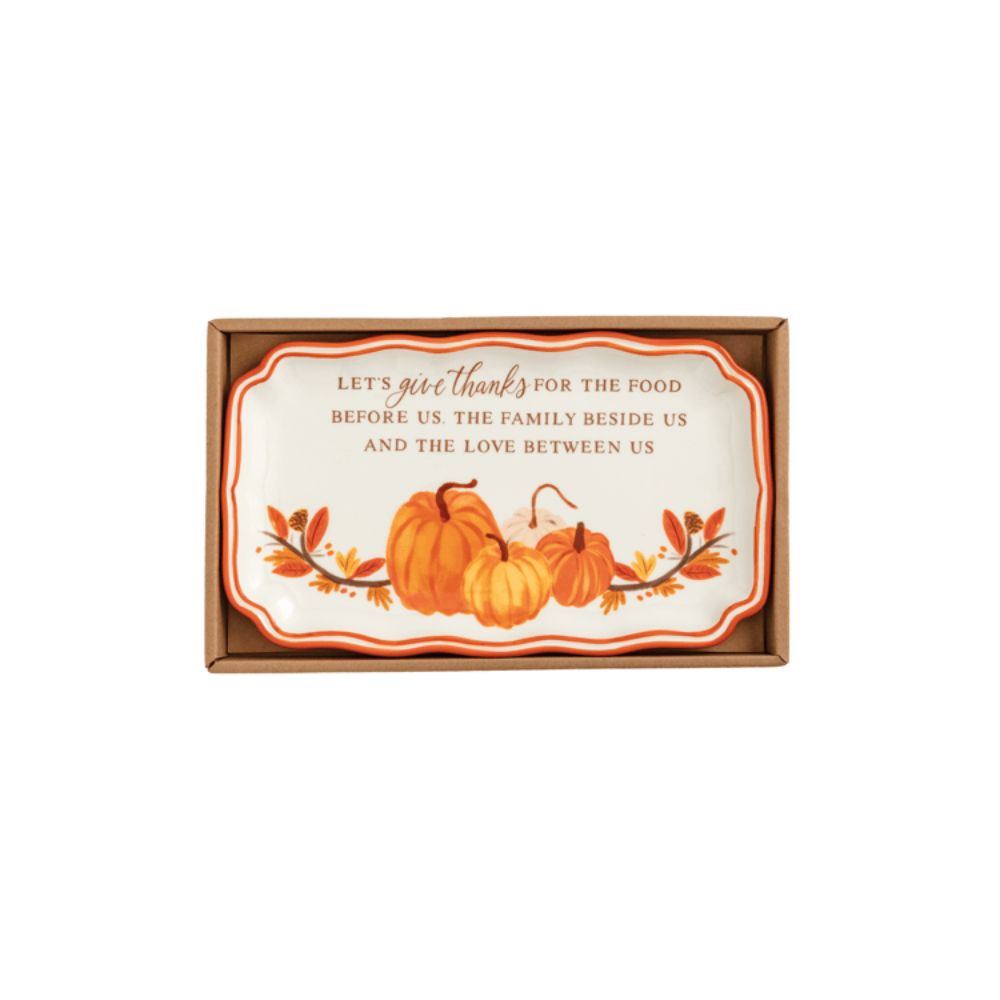 Give Thanks Sentiment Plate