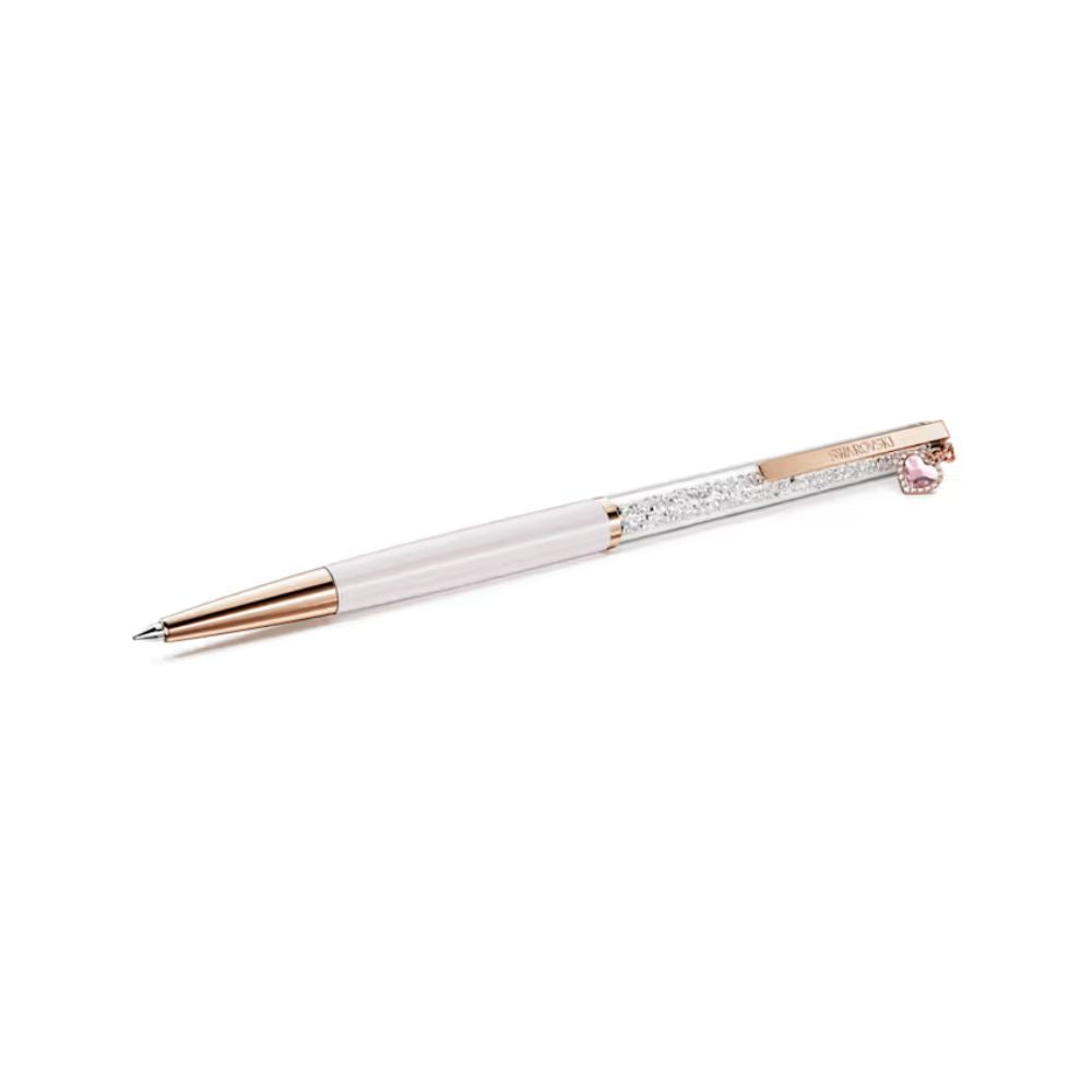 Swarovski Heart Pen in Light Pink