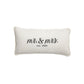 Mr & Mrs 2026 Lumbar Pillow