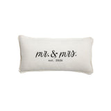 Mr & Mrs 2026 Lumbar Pillow