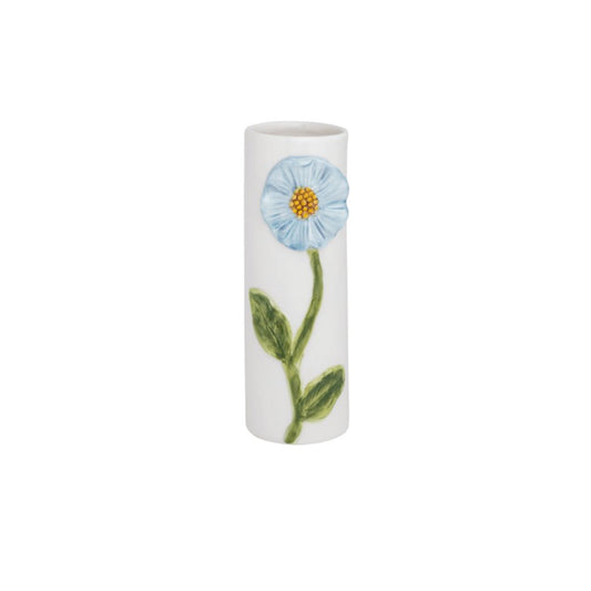Blue Flower Stem Vase