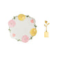 Floral Round Platter Set