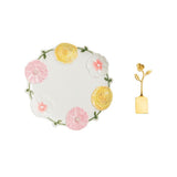 Floral Round Platter Set