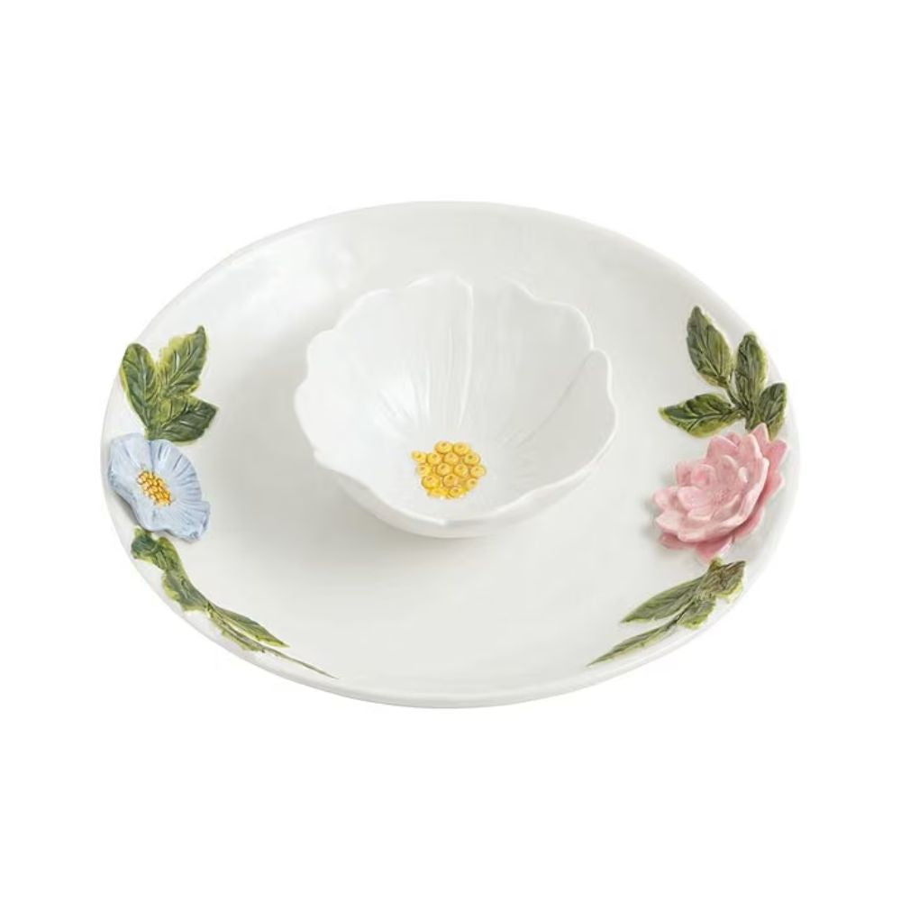 Flower Chip & Dip Set
