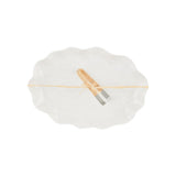 Ruffle Melamine Platter Set
