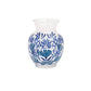 Blue Floral Flourish Vase