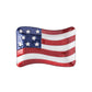 American Flag Glass Plate