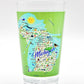 Galleyware Company Michigan Pint Glass