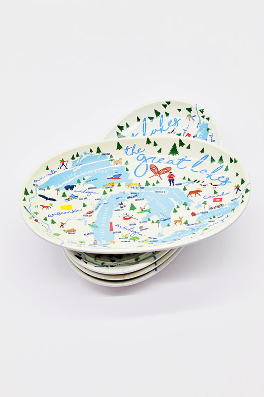 Galleyware Company  Great Lakes Tidbit Tray Set Of Four