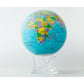 8.5" Blue Political Map Globe