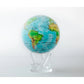 6" Relief Blue Map Globe