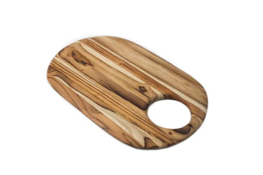Single Oh Oval Teakwood Board