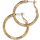 Small Hoop Charm Earrings