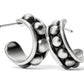 Pretty Tough Stud Small Hoop Earrings