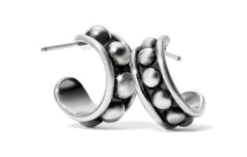 Pretty Tough Stud Small Hoop Earrings