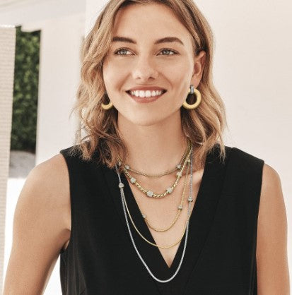 Brighton Meridian Geo Post Drop Earrings