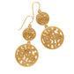 Brighton Contempo Medallion Duo French Wire Earrings