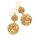 Brighton Contempo Medallion Duo French Wire Earrings