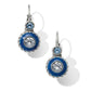 Brighton Halo Eclipse Leverback Earrings