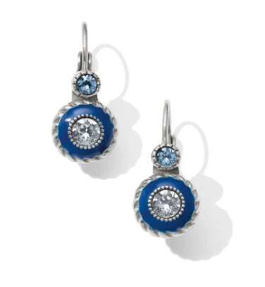 Brighton Halo Eclipse Leverback Earrings