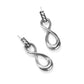 Interlok Infinity Post Drop Earring